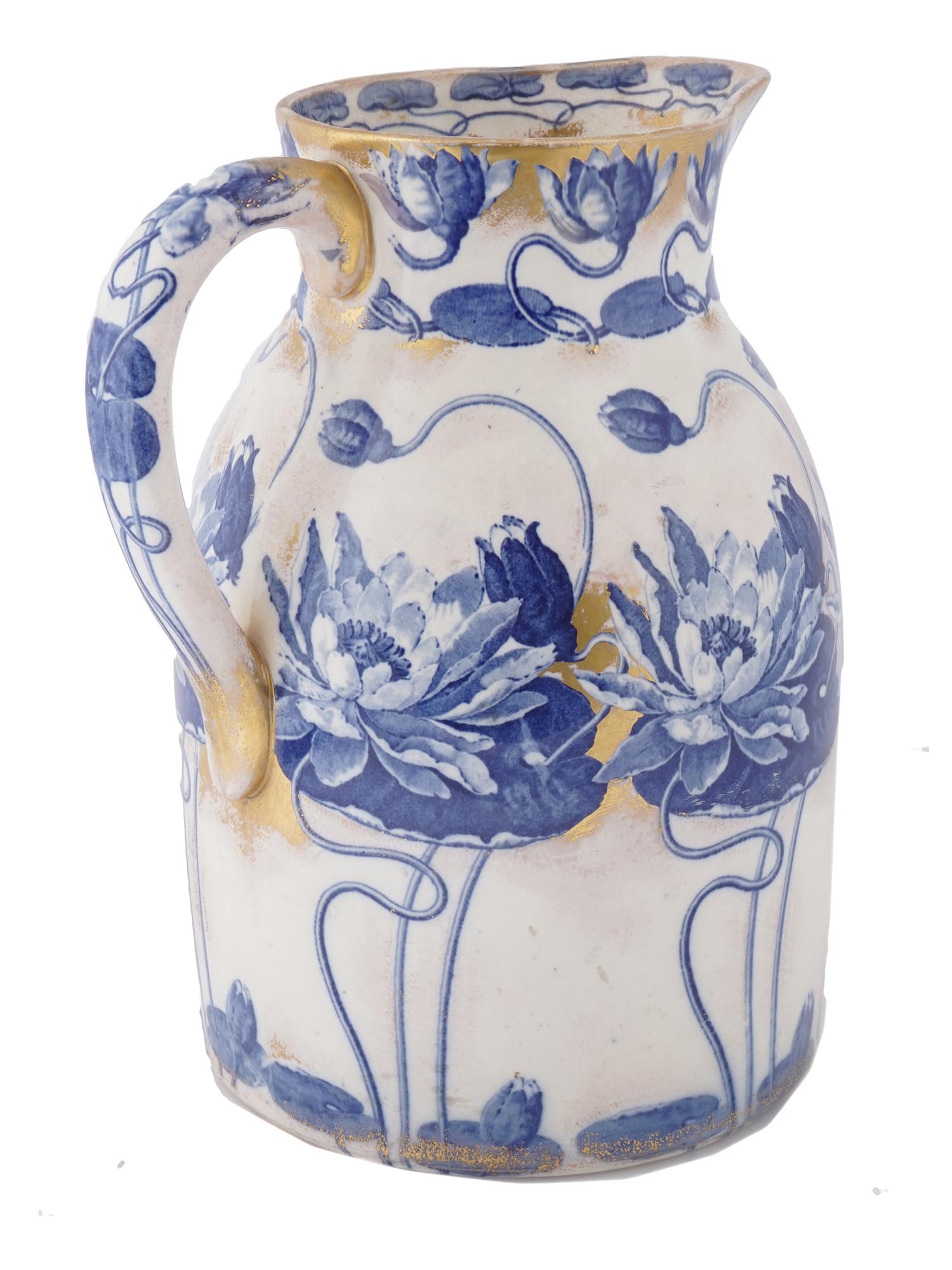 WASSERROSE PORCELAIN JUG BY ROYAL BONN OF GERMANY PIC-3